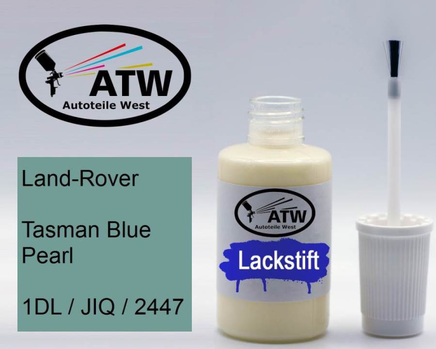 Land-Rover, Tasman Blue Pearl, 1DL / JIQ / 2447: 20ml Lackstift, von ATW Autoteile West.